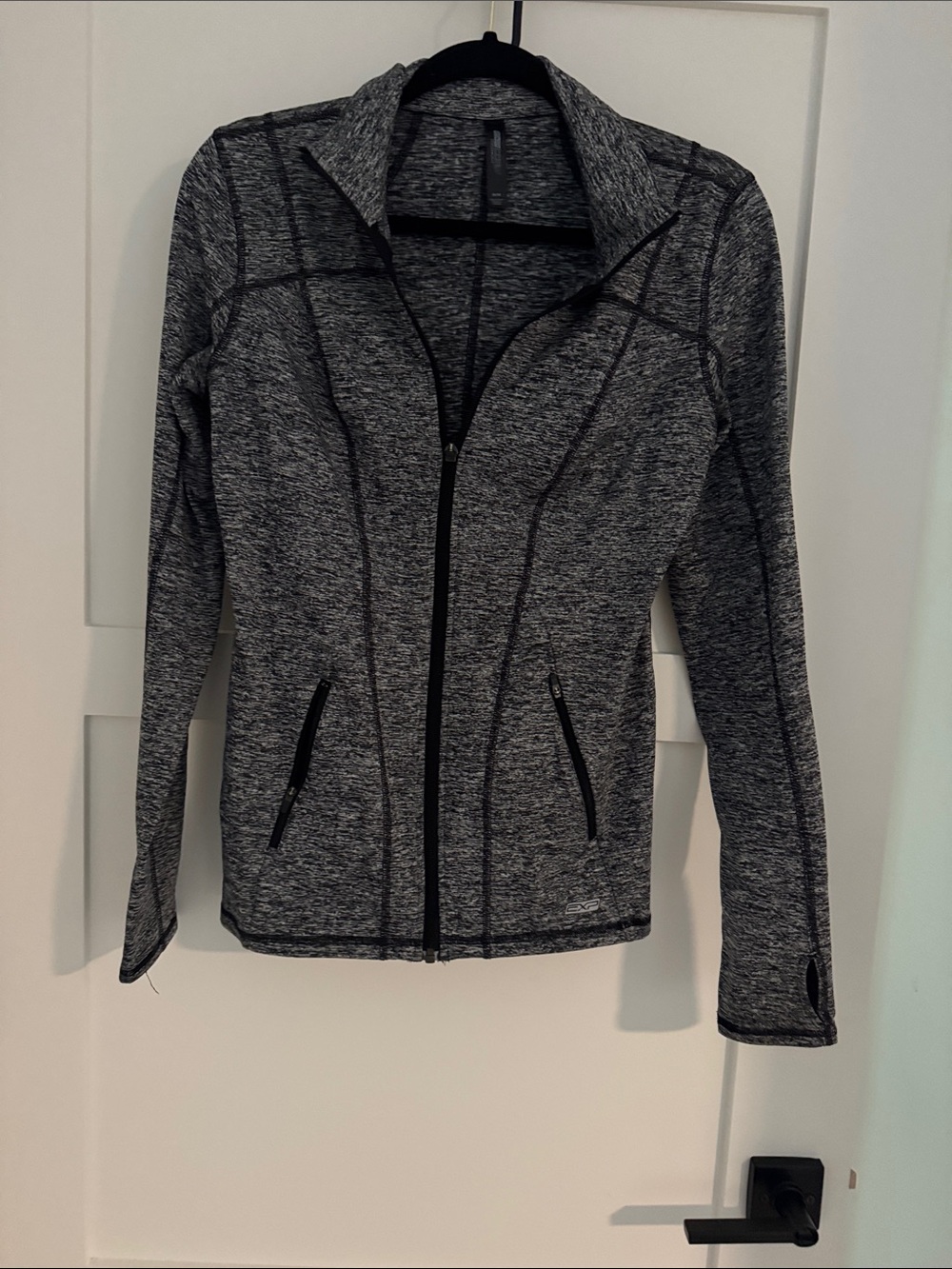 Women’s Heather Gray Full-Zip Utility Jacket